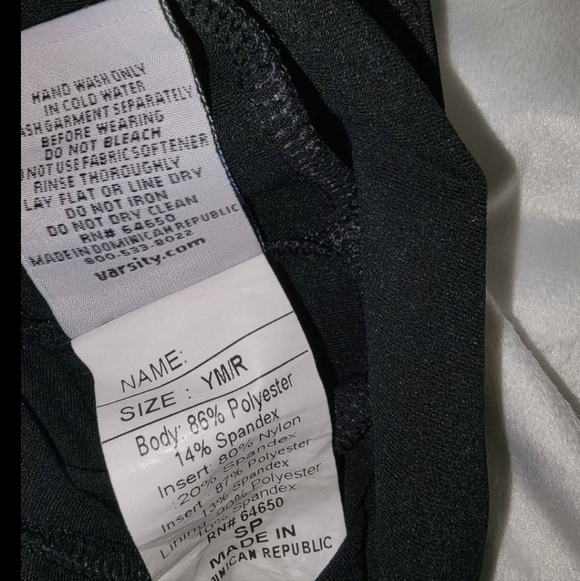 Blue and Black Kids Cheer Uniform - Picture 5 of 5